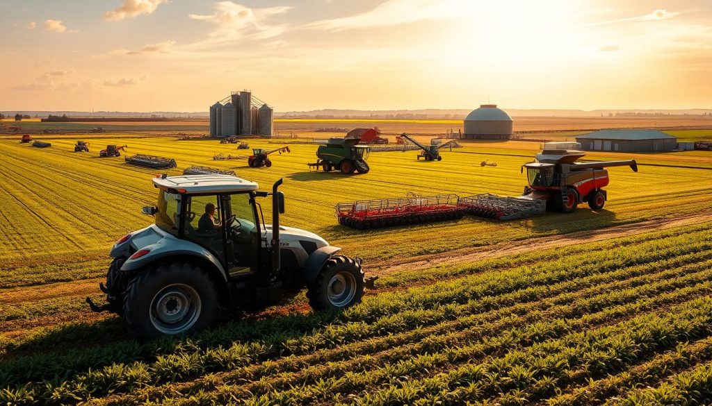 investimento em maquinário agrícola